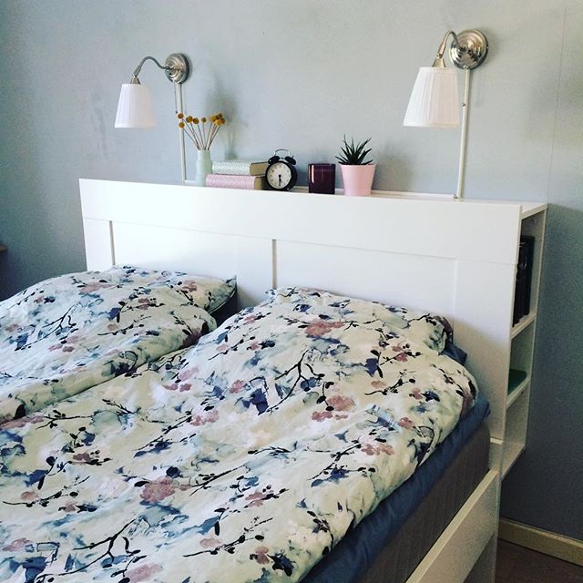 IKEA кровать двуспальная Бримнэс в интерьере