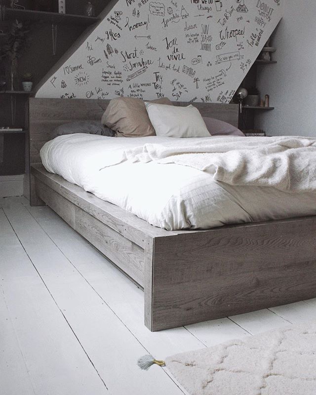 Кровать из икеа двуспальная с ящиками для хранения